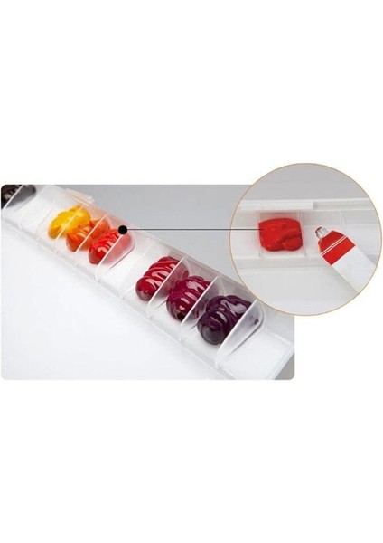 Mijello Bulletproof Glass Kapaklı Palet 38 Godeli fırsatları