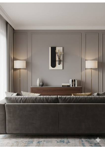 Okaliptus Ahşap Pilli Ledli Iskandinav Tarzı Salon Duvar Rafı Modern Çiçeklik 40 x 75 cm fiyatları