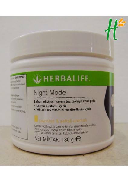Night Mode – Safran Ekstresi ve B6 Vitaminli Uyku Desteği (180G)