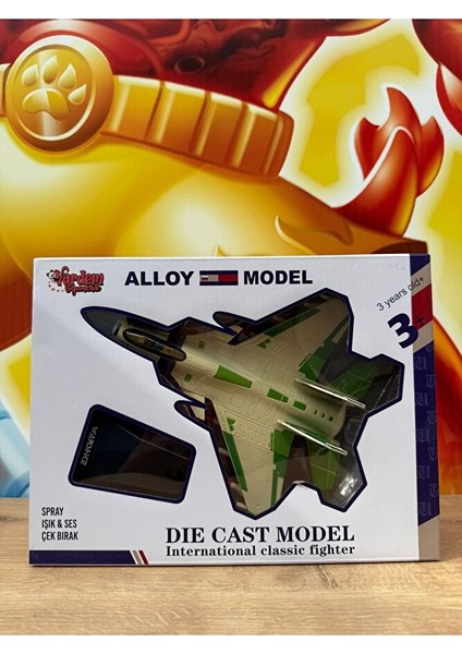 F16 Uçak Çekbırak Sesli Işıklı Jarjlı F16 Uçak Dumanlı (Buhar Atar) Standlı Metal F16 Savaş Uçağı fiyatları