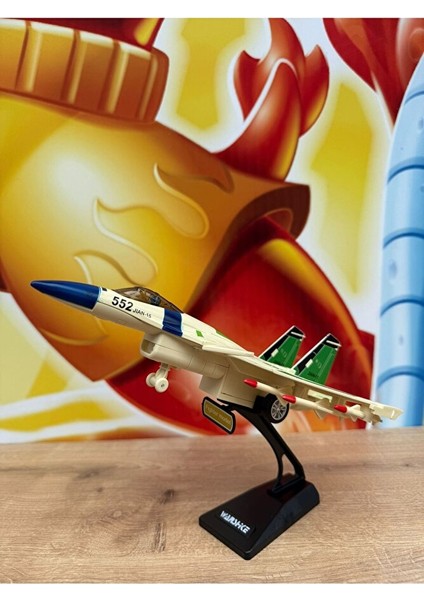 F16 Uçak Çekbırak Sesli Işıklı Jarjlı F16 Uçak Dumanlı (Buhar Atar) Standlı Metal F16 Savaş Uçağı fırsatları