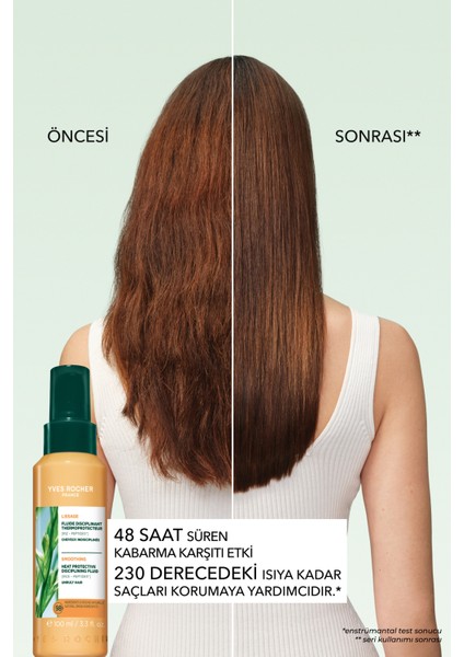 Elektriklenme Karşıtı Isı Koruyucu Prebiyotik Serum - Asi ve Kabarık Saçlar/lissage - Vegan fırsatları