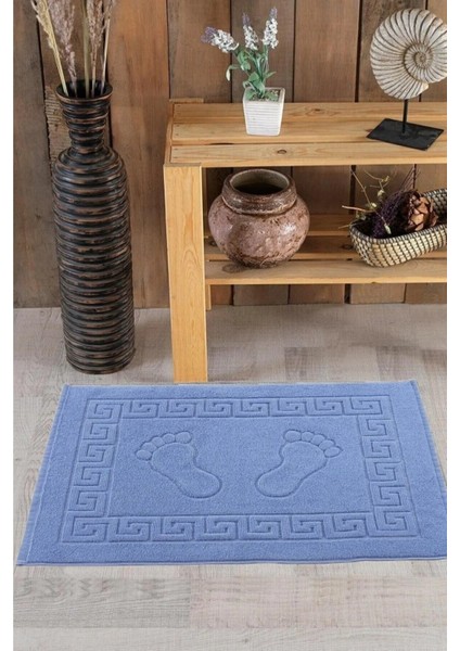 3'lü Ayak Izli Bukle Ayak Havlusu Seti 250 Gram - Paspas Banyo Seti (3 Adet) modelleri