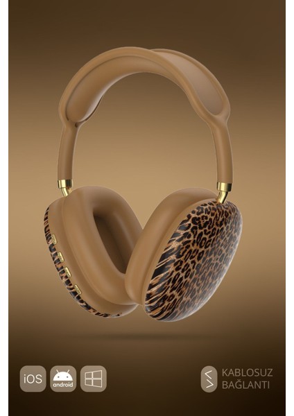 2219 Kablosuz Bluetooth Kulak Üstü Kulaklık / Ayarlanabilir Kafa Bandı / Mikrofon / 3.5mm Aux modelleri