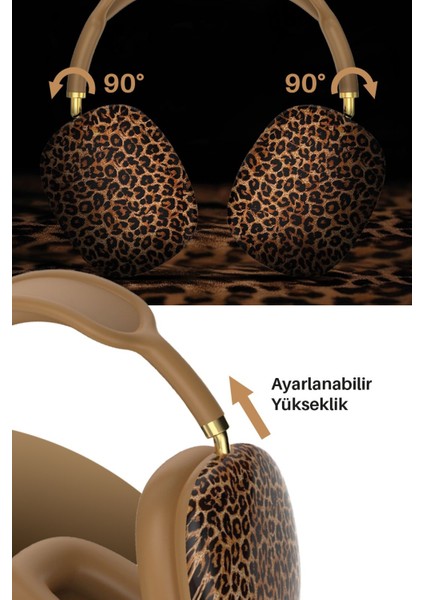 2219 Kablosuz Bluetooth Kulak Üstü Kulaklık / Ayarlanabilir Kafa Bandı / Mikrofon / 3.5mm Aux indirimleri