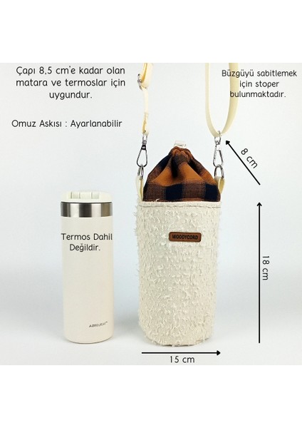 El Yapımı Kırpık Dokulu Büzgülü Matara ve Termos Kılıfı: Doğal Şıklık ve Maksimum Koruma! fiyatları