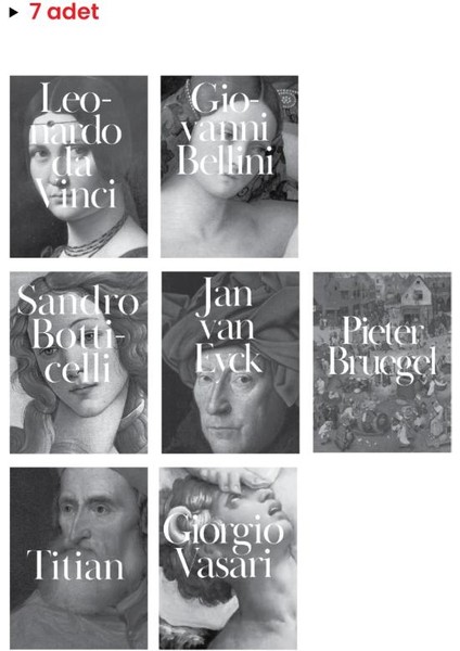 Ikonik Tablolar Kartpostal Seti (7'li)