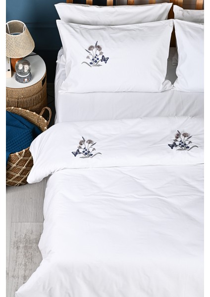 Nikola Nakışlı %100 Pamuk Nevresim Takımı