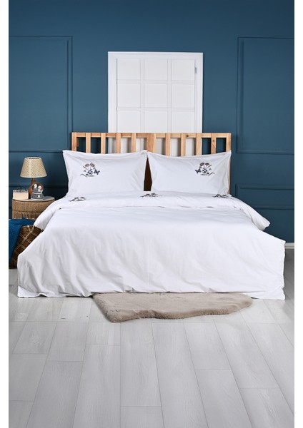 Nikola Nakışlı %100 Pamuk Nevresim Takımı fırsatları