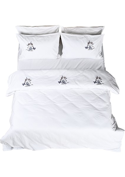 Nikola Nakışlı %100 Pamuk Nevresim Takımı