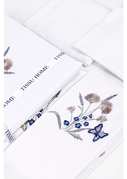 Nikola Nakışlı %100 Pamuk Nevresim Takımı