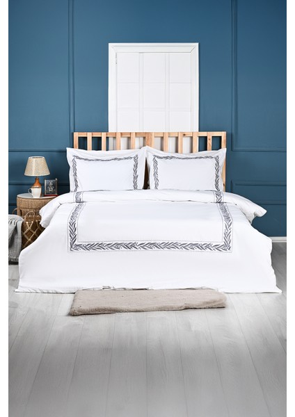 Linda Nakışlı %100 Pamuk Nevresim Takımı indirimleri