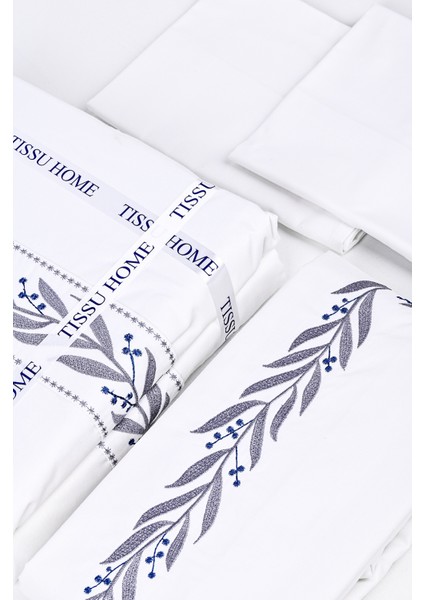 Linda Nakışlı %100 Pamuk Nevresim Takımı