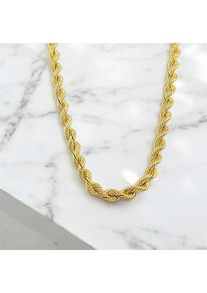 14 Ayar Altın Halat Zincir - K221736 fiyatları