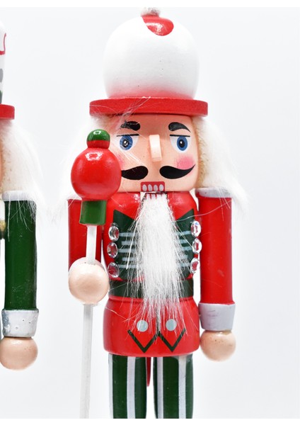 Yılbaşı Dekoratif Süs, Kırmızı Kurşun Asker, 18 Cm, Şık ve Zarif Tasarım