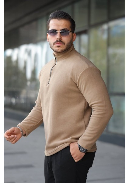 Erkek Zip Yaka Polar Sweat fiyatları