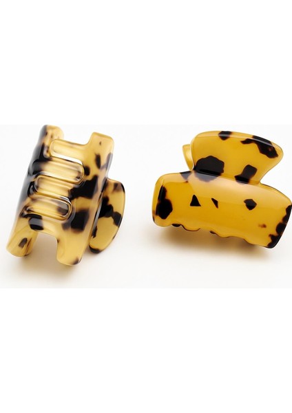 Mini Kaplumbağa Desenli Asetat Mandal Toka 2li Paket fırsatları