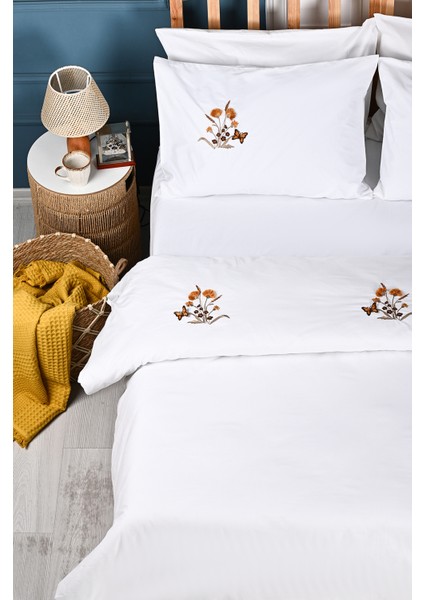 Nikola Nakışlı %100 Pamuk Nevresim Takımı