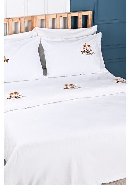 Nikola Nakışlı %100 Pamuk Nevresim Takımı