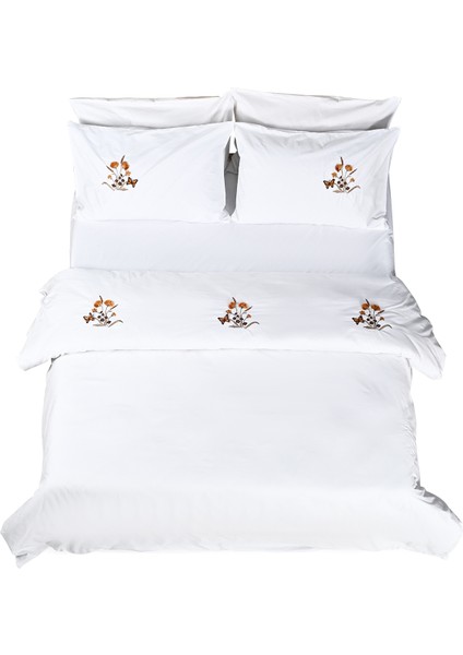 Nikola Nakışlı %100 Pamuk Nevresim Takımı