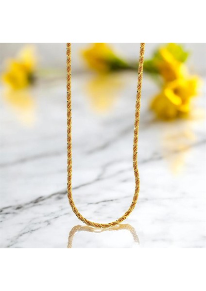 22 Ayar Altın Tasarım Zincir - 0201206 fiyatları