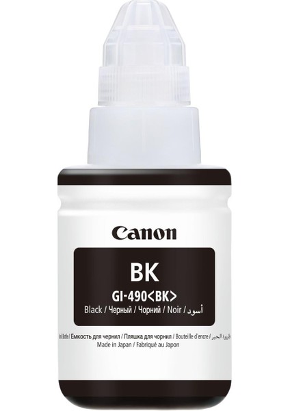 Canon GI-490BK Sıyah Murekkep Kartus