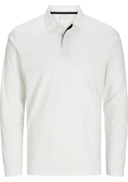 Jprccrodney Ls Polo Yaka Beyaz Erkek Sweat Shirt 12259645 fiyatları