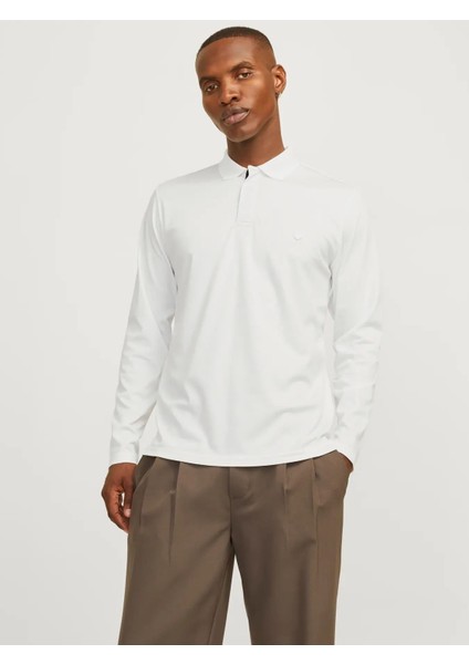 Jprccrodney Ls Polo Yaka Beyaz Erkek Sweat Shirt 12259645 modelleri