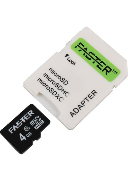 Faster 4 GB Uhs-I U1 Sınıf 10 Micro Sdhc Hafıza Kartı fiyatları