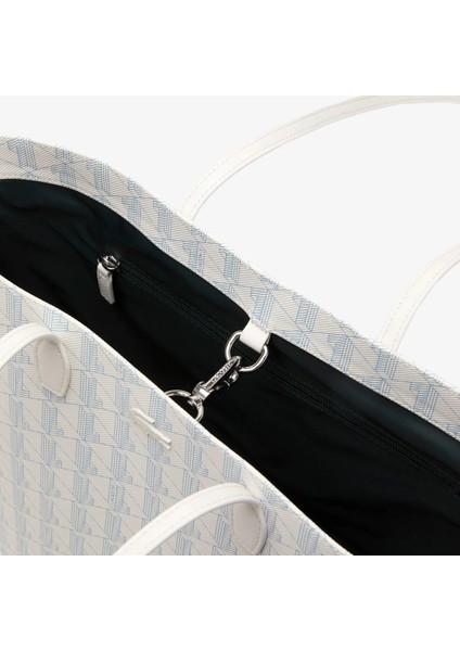 Kadın Monogram Beyaz Omuz Çantası modelleri