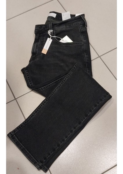 Erkek Normal Bel Fermuarlı Boru Paça Üst Kalite Jean Pantolon modelleri