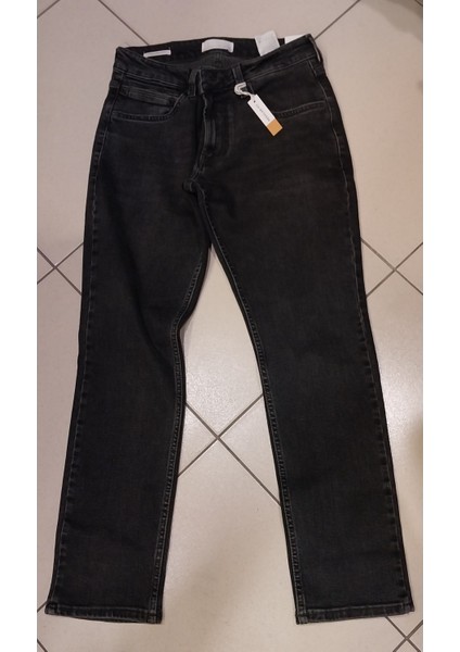 Erkek Normal Bel Fermuarlı Boru Paça Üst Kalite Jean Pantolon indirimleri