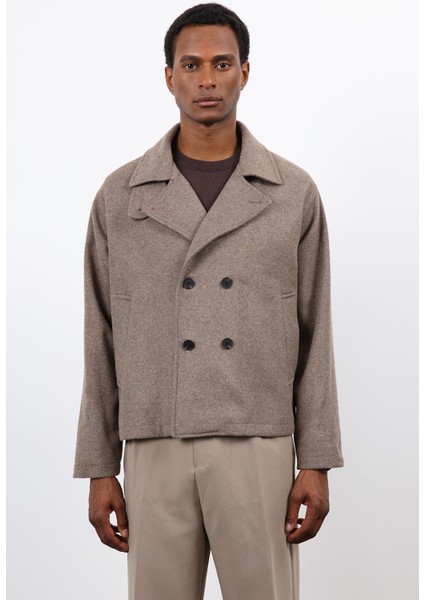 Vizon Kruvaze Kapama Kısa Erkek Kaban fiyatları