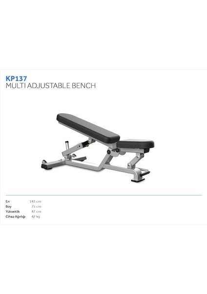 Profıtness Multı Adjustable Bench Kp 137