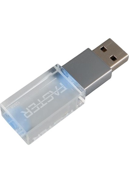 Faster 128 GB Mimi Serisi USB 3.0 Yüksek Hızlı Mavi Işıklı Metal Flash Bellek fiyatları