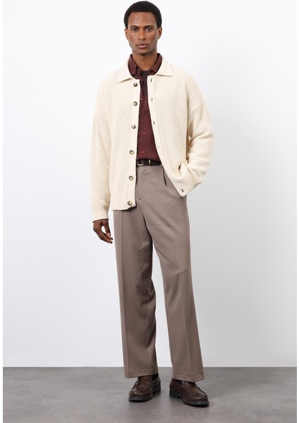 Taş Örme Triko Erkek Hırka