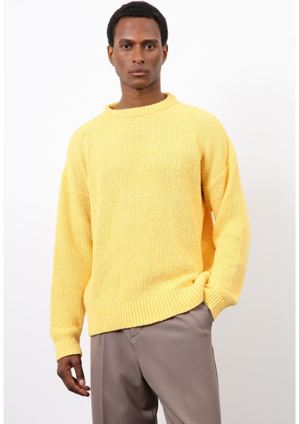 Sarı Örme Triko Erkek Kazak fiyatları