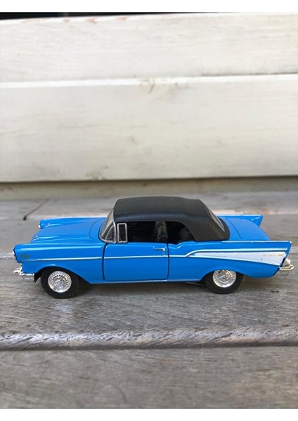 Welly 1957 Chevrolet Bel Air Diecast Metal Araba Model Araba Oyuncak Araba Çek Bırak Araba 12 cm fiyatları