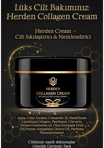Collagen Cream 100 Mg Cilt Sıkılaştırıcı & Nemlendirici Krem