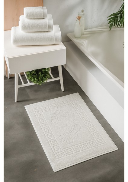 3'lü Ayak Izli Bukle Ayak Havlusu Seti 250 Gram - Paspas Banyo Seti (3 Adet) modelleri