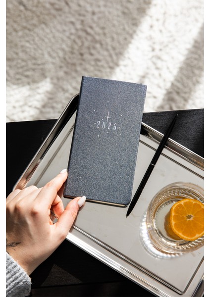 2026 Haftalık Cep Ajandası 12 Aylık - Füme