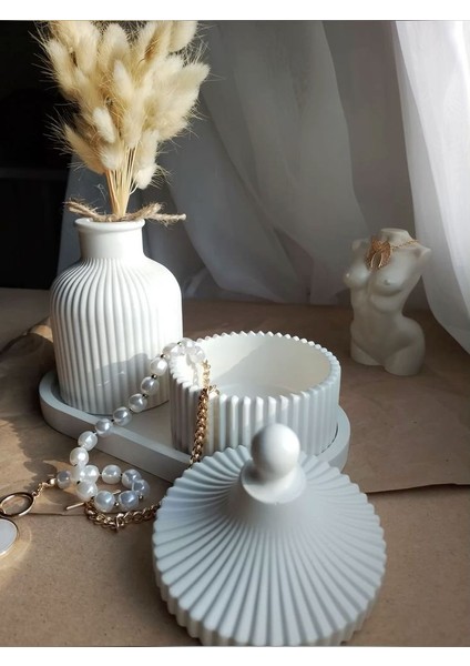 Mumlu 3'lü Dekoratif Vazo Set fırsatları