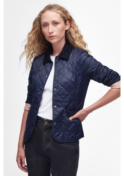 Deveron Kapitone Ceket NY71 Navy