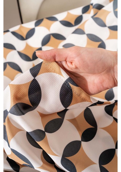 Geometrik Soyut Masa Örtüsü, Sofra Bezi, Piknik Örtüsü