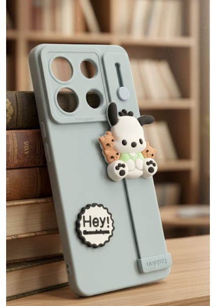 Infinix Note 30 Uyumlu Kılıf Mavi Renk 3D Figürlü Darbe Emici Yumuşak Silikon Kapak fiyatları