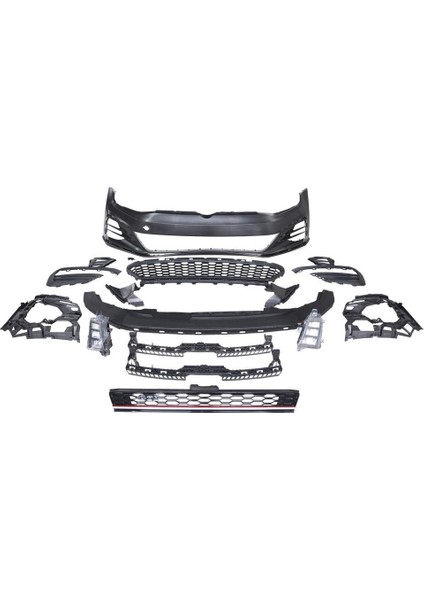 Vw Golf 7 (2012-2016) Uyumlu 7.5 Dizayn Gti Ön Tampon Seti