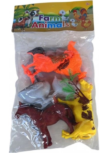 9 Parça Çiftlik Hayvanları Figür Seti