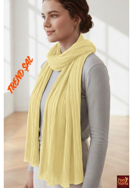 Yumuşak Dokulu Kadın Trend Şal-Hafif Modern Kombin Tamamlayıcı