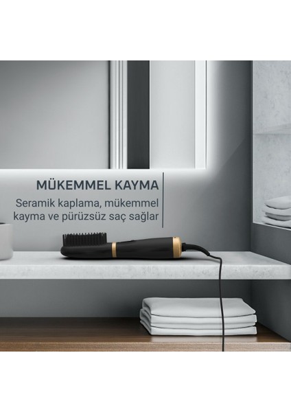 Tefal PowerStraight 2 in 1 Kurutma ve Düzleştirme 3 Kadelemeli Islak ve Kuru Saç Düzleştirici