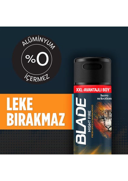 Night Fire Erkek Deodorant 6X200 ml Leke Bırakmaz fiyatları